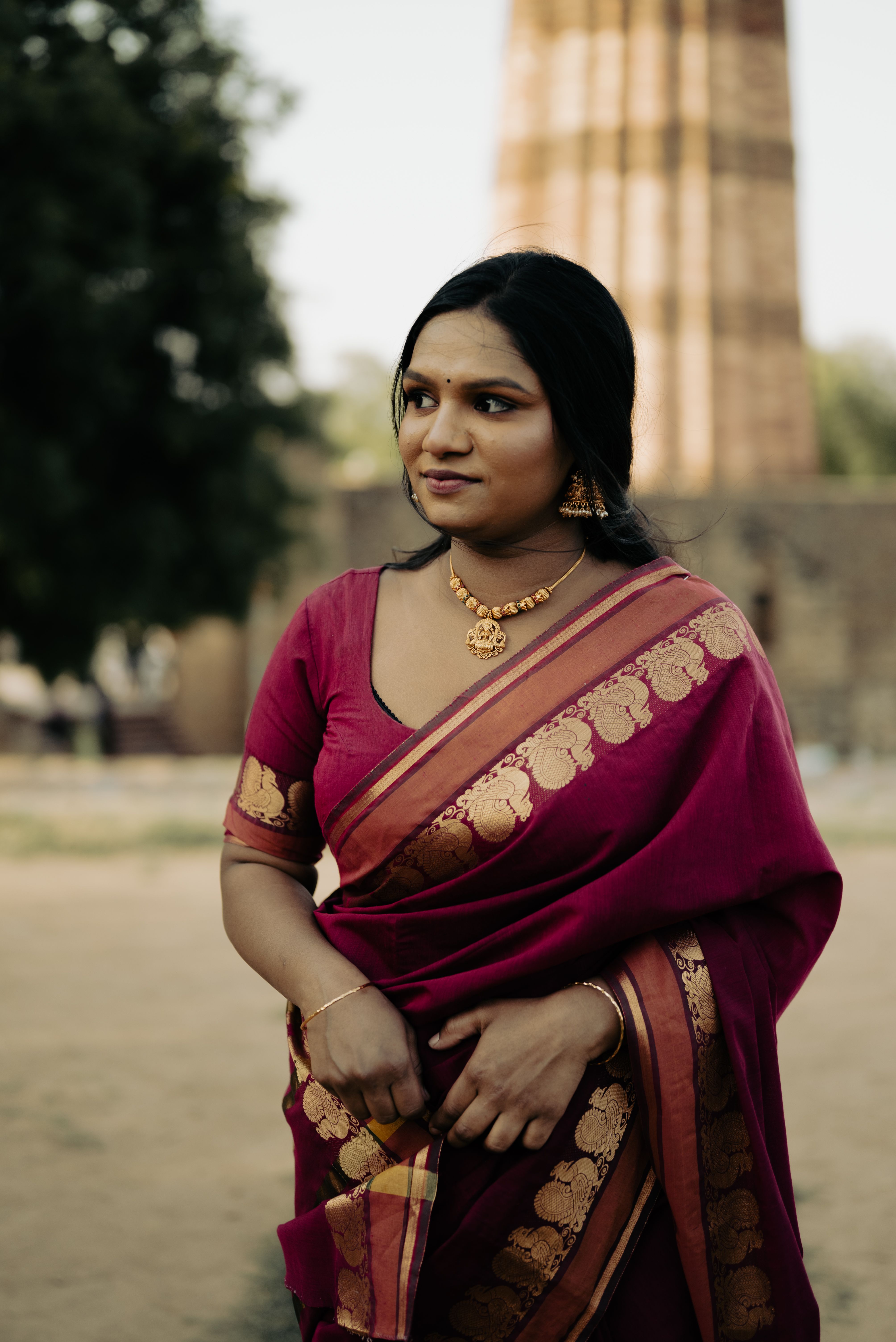 Linen Handloom Saree