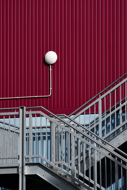 Imagine de stoc gratuită din balustradă, balustrade, clădirea roșie