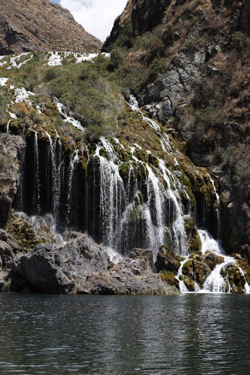 Waterfall on Rocks