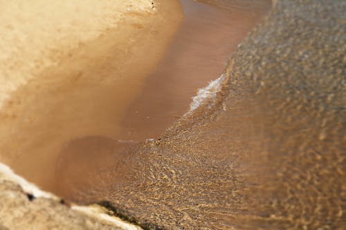 Free stock photo of beach, sand, water Stock Photo