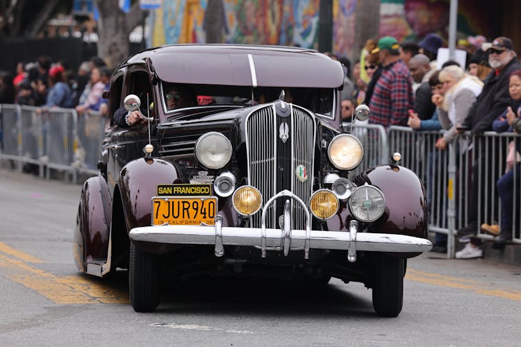 Vintage Car On Parade