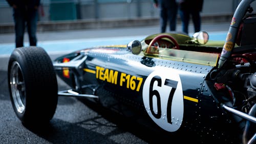 Close up of Formula Car