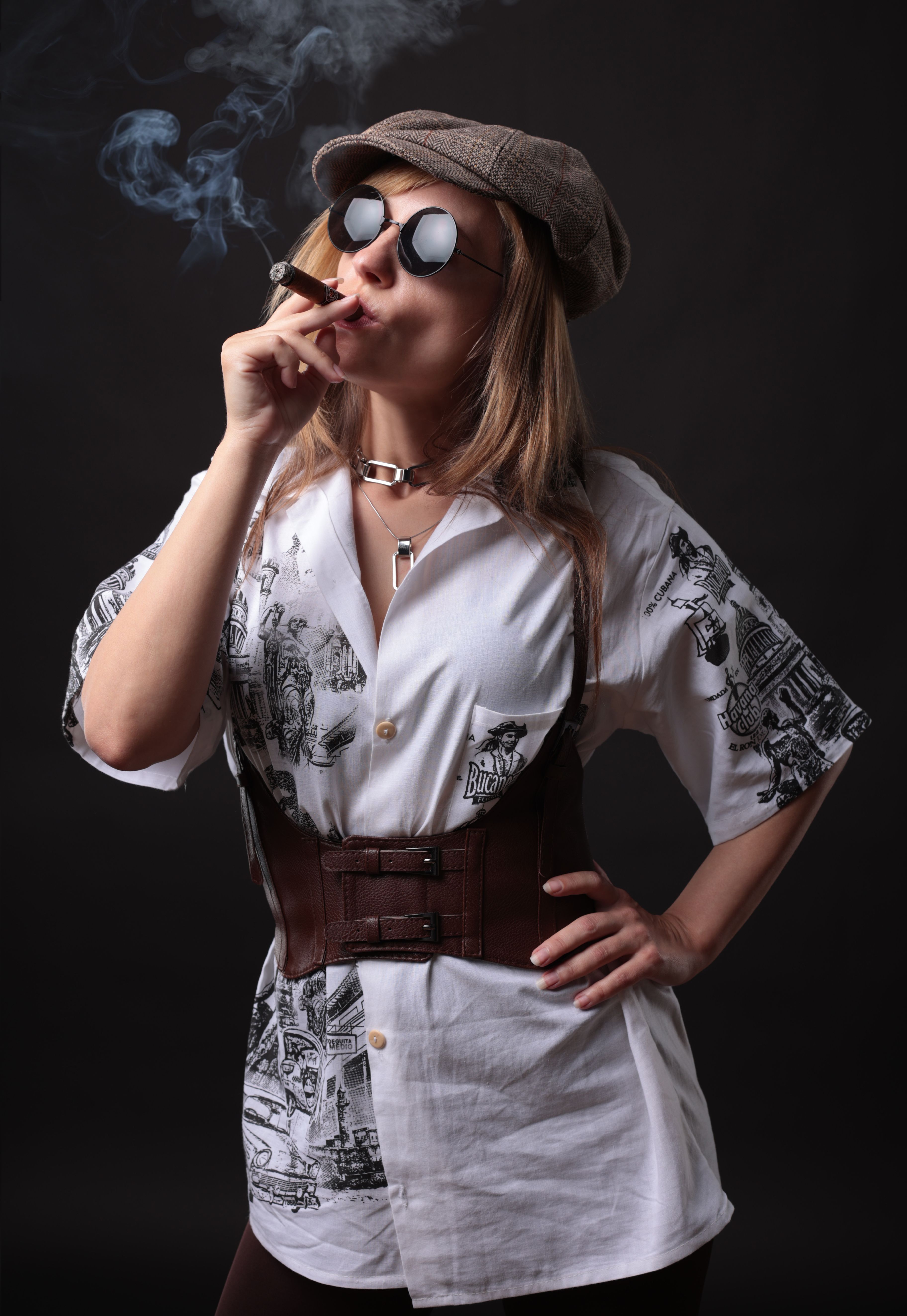 Woman with Black Hair Posing in Sunglasses · Free Stock Photo