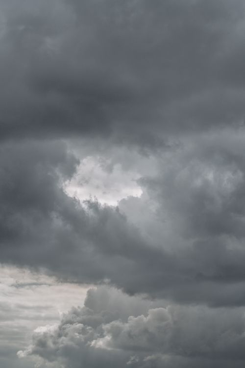 Free Moody overcast sky with rain clouds in Krasnodar, showcasing nature's dramatic palette. Stock Photo