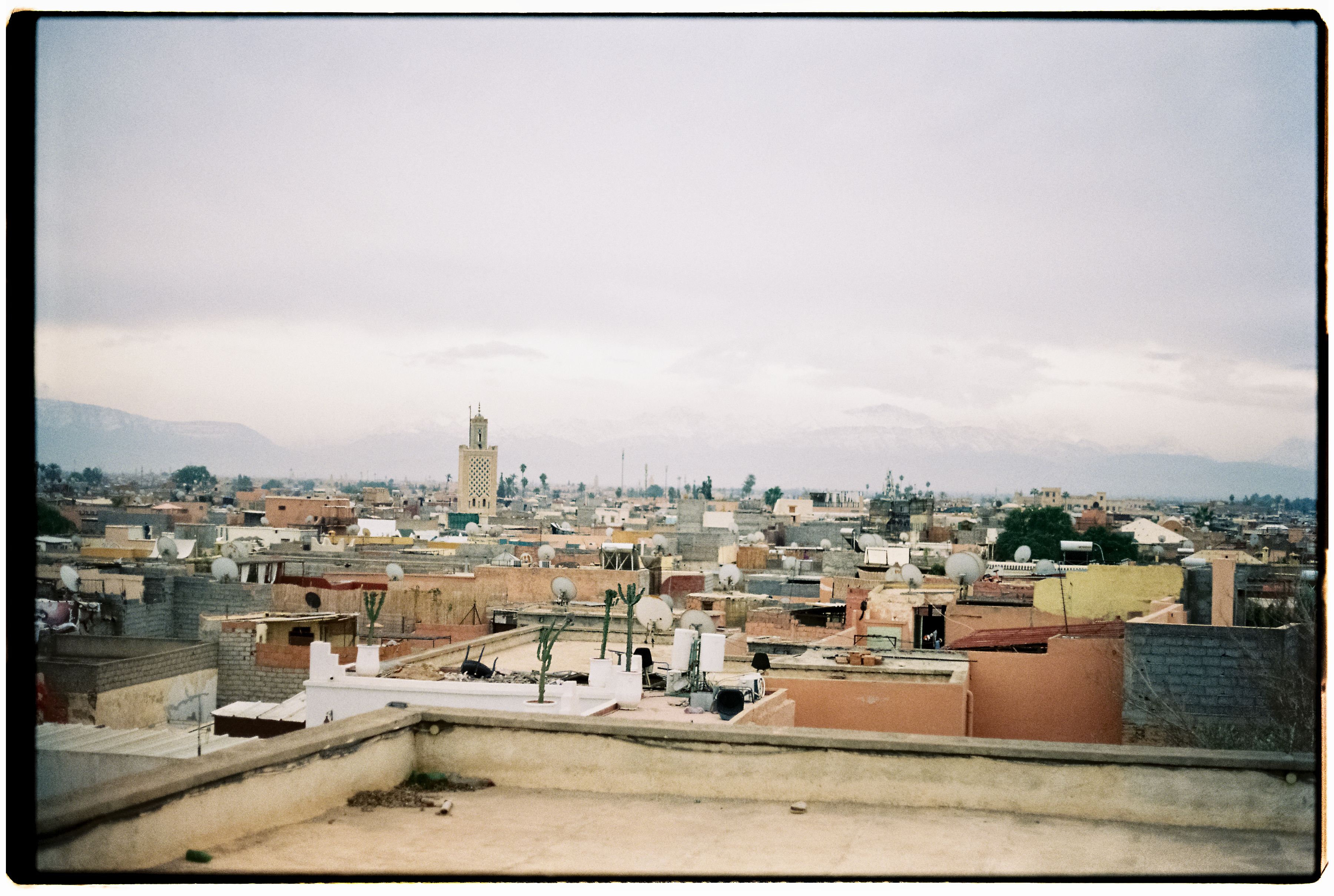 A View of City in Morocco in Sepia · Free Stock Photo