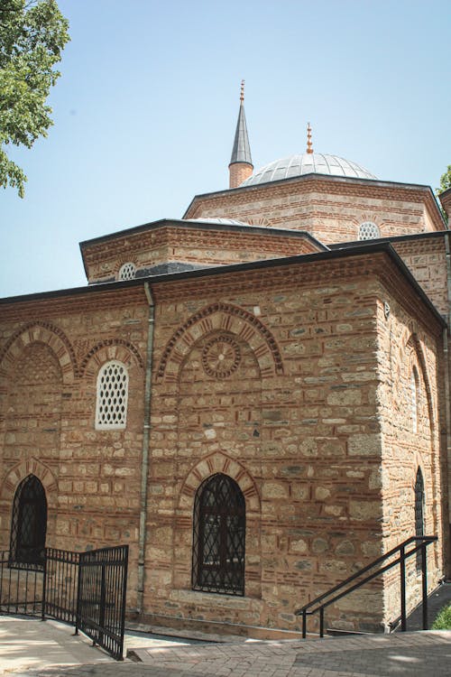 Back view of the Three-Mihrab Mosque in Istanbul