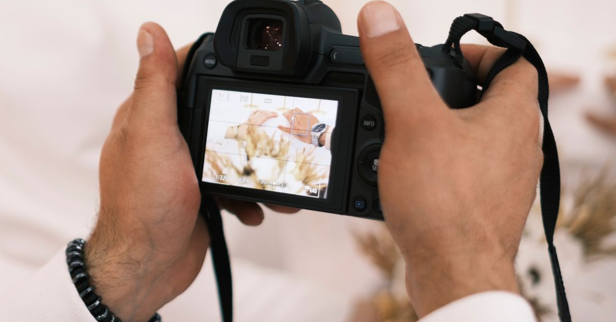 Hand With Camera Hands Holding Camera · Free Stock Photo
