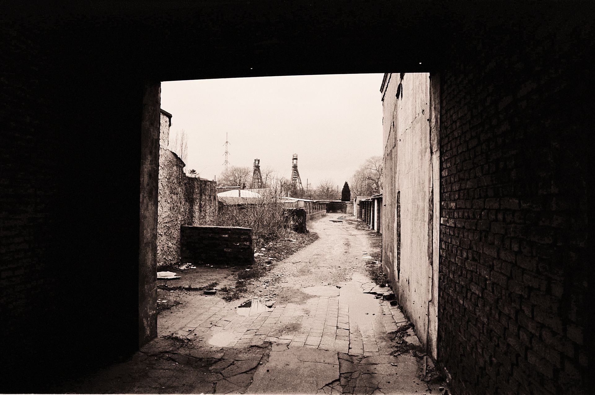 Road Through the Abandoned Factory