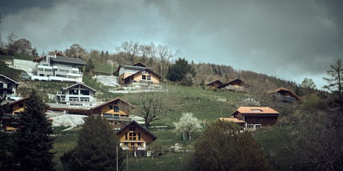 Houses on Hillside