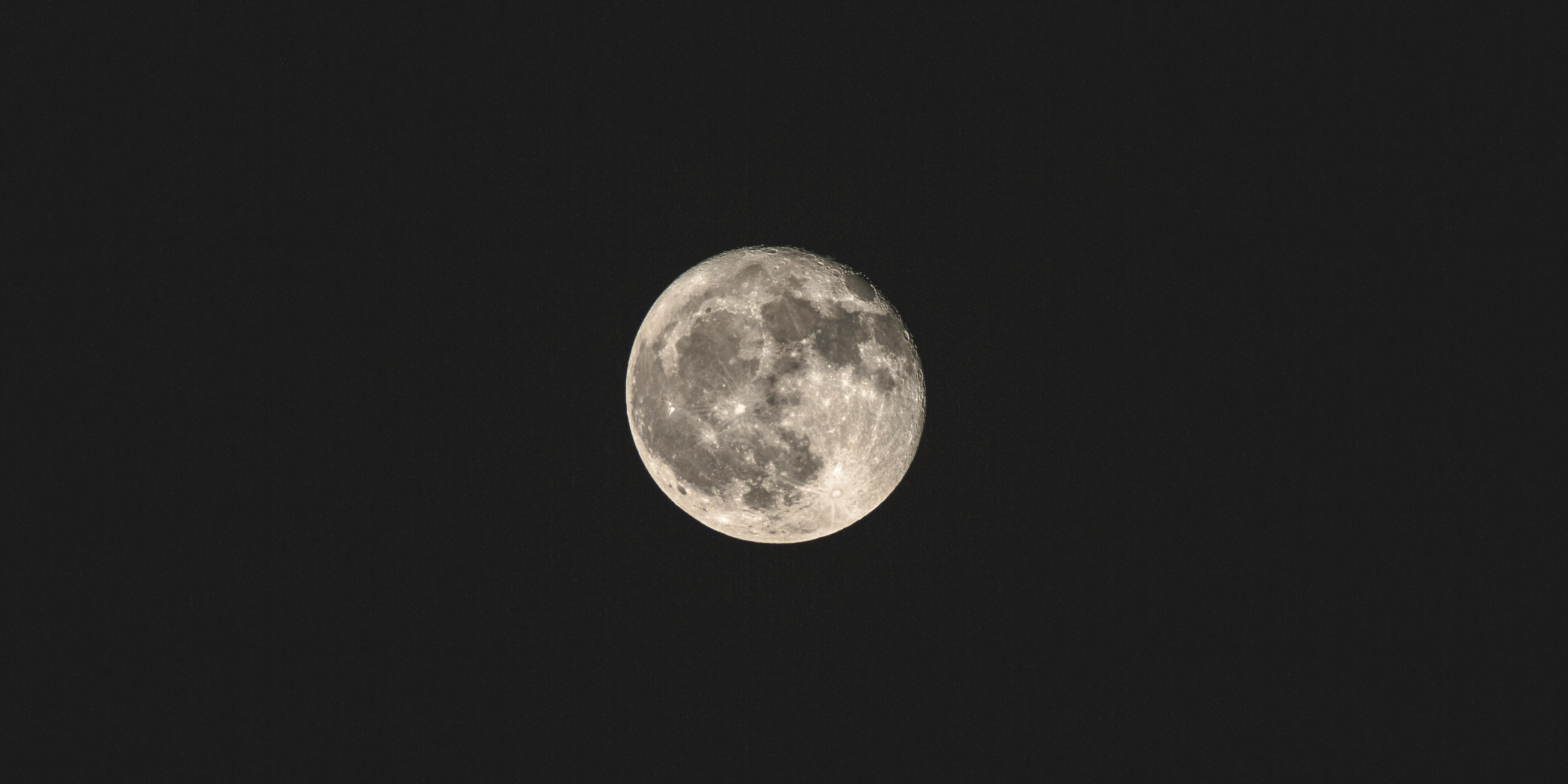 Free stock photo of black, Dark Sky, full moon