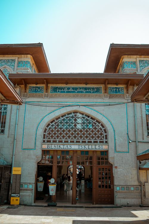Free Discover the beautiful architecture of Beşiktaş Pier, a popular landmark in Istanbul, Turkey. Stock Photo