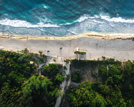 Plage de Playa del Carmen par beau temps