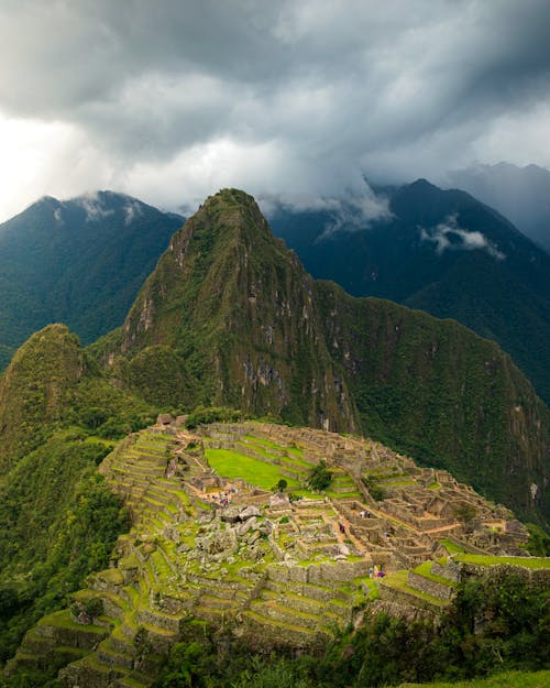 Drone Shot of Machu Picchu