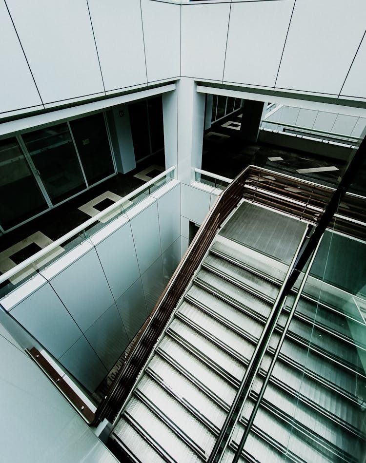 Stairs In Empty, Modern Interior