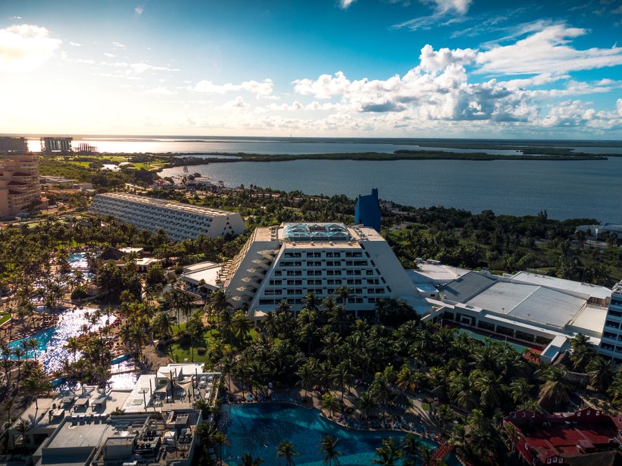 Vista aérea de Grand Oasis Cancun