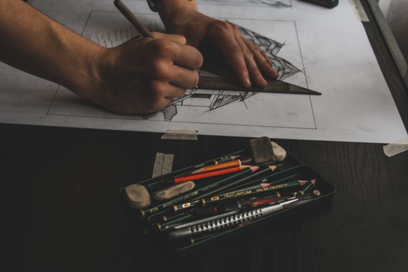 Artist at work