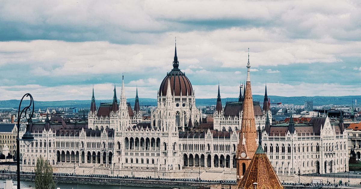 Hungarian Parliament Building in Budapest