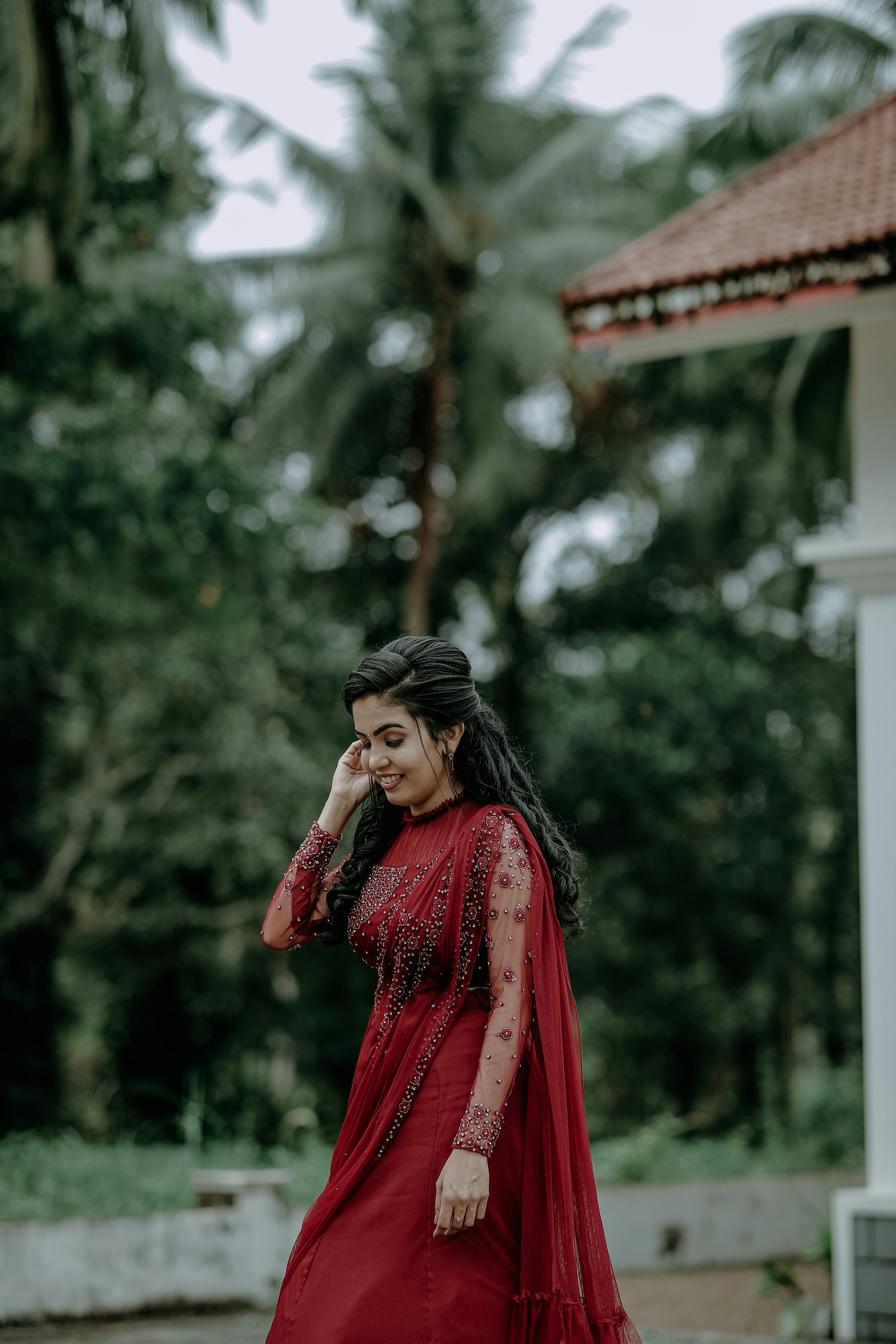 Traditional dress made from old irkal sari : You can convert your old saris  and convert them to amazing dresses. | Traditional dresses, Nice dresses,  Dress making