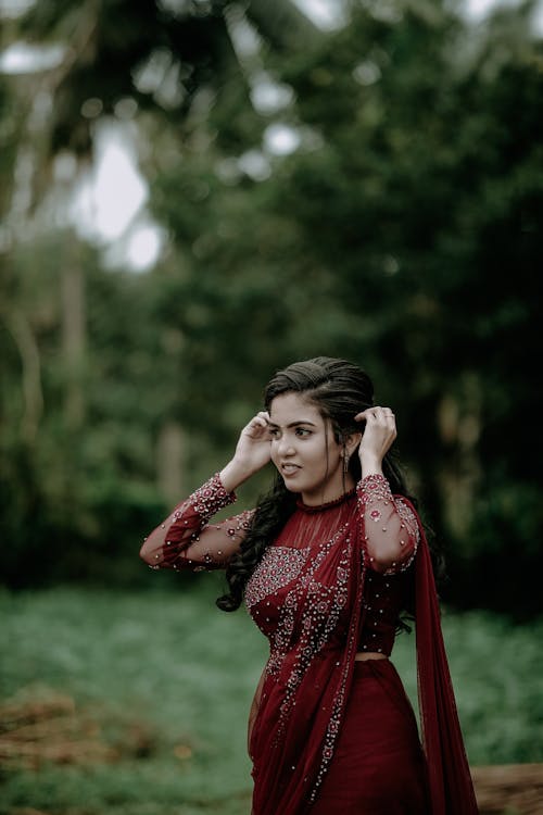 傳統服裝, 印度, 垂直拍攝 的 免費圖庫相片