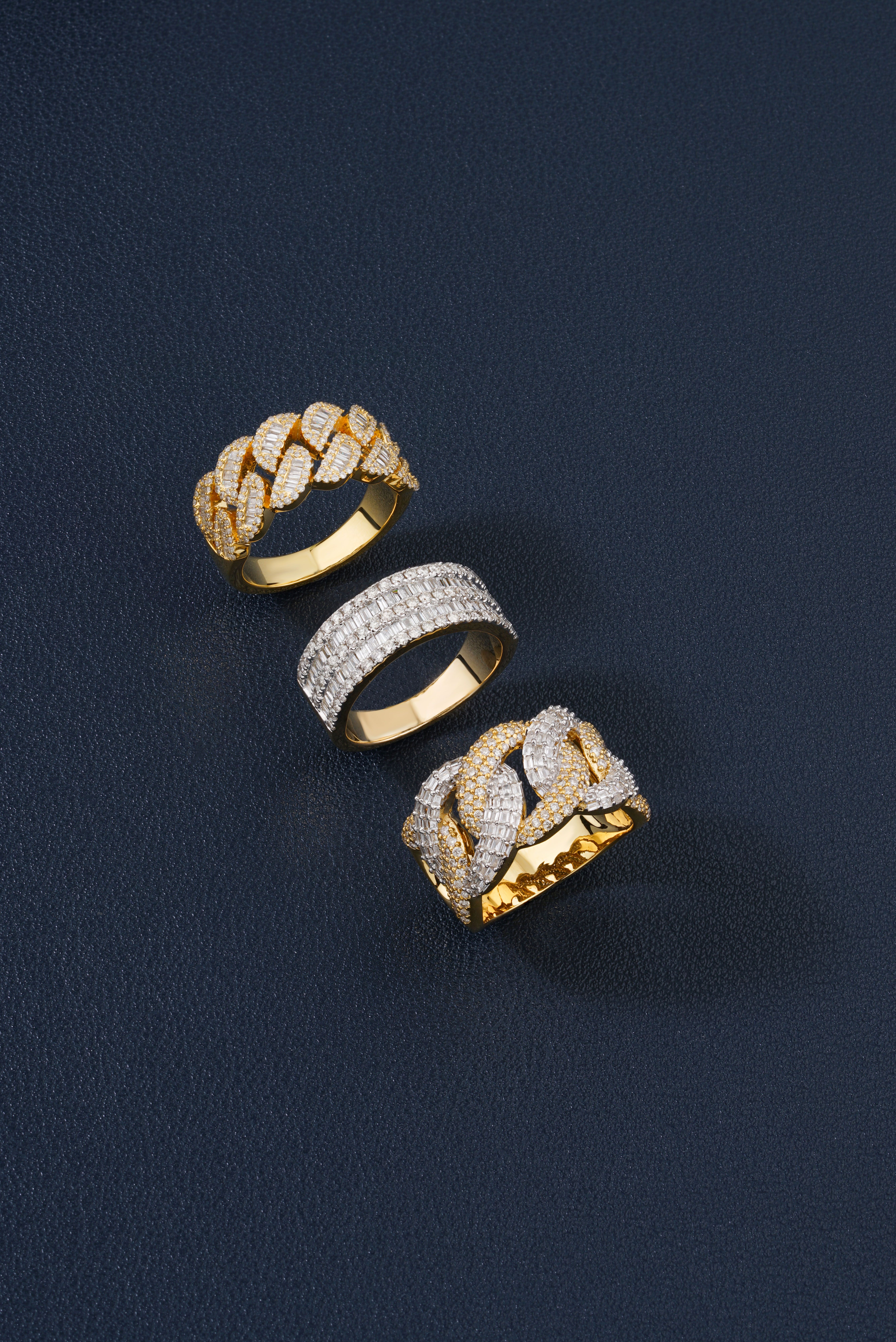 Close-up of Rings with Shiny Stones · Free Stock Photo