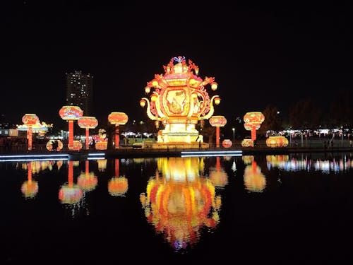 Free stock photo of chile, chinese culture, chinese lanterns