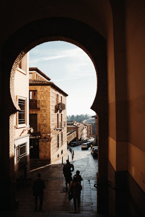 Narrow Street above City Walls Seen from Gate