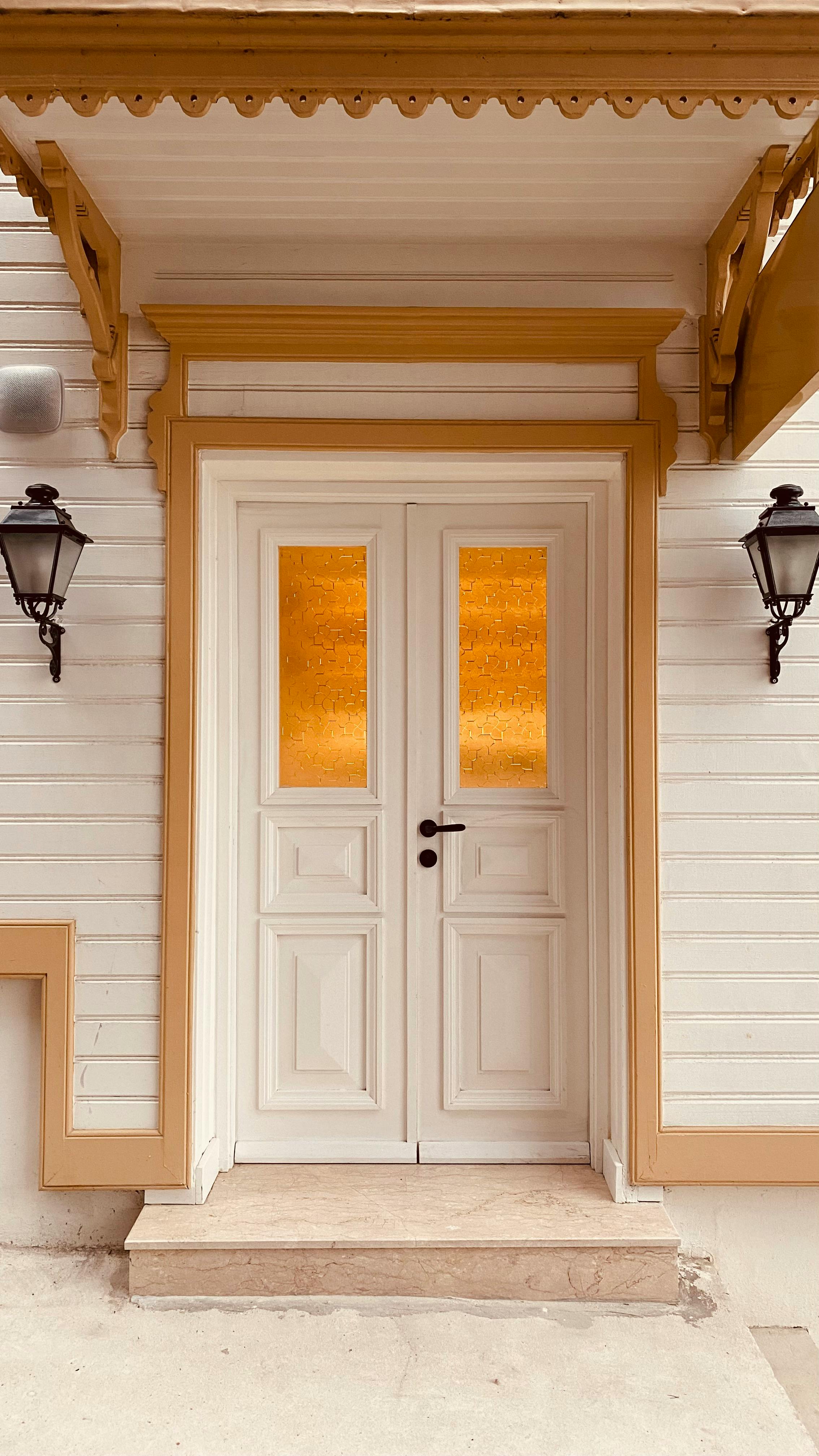 White Entrance Doors to House · Free Stock Photo