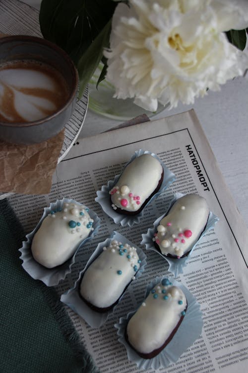 Cupcakes on a Table 