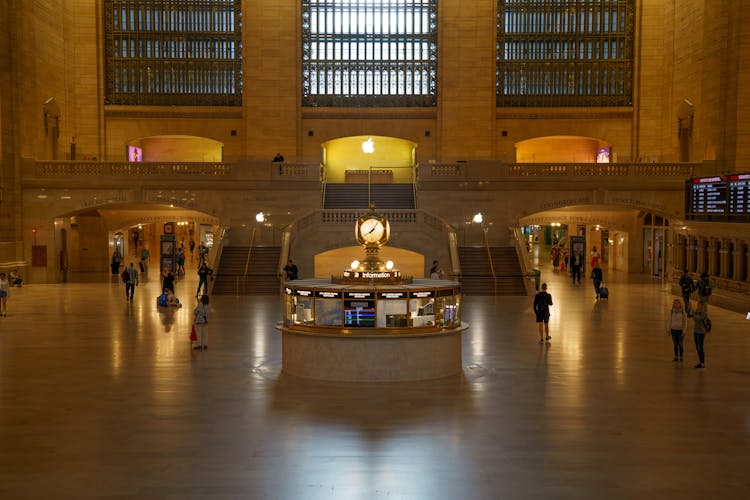 Railway Station In New York 