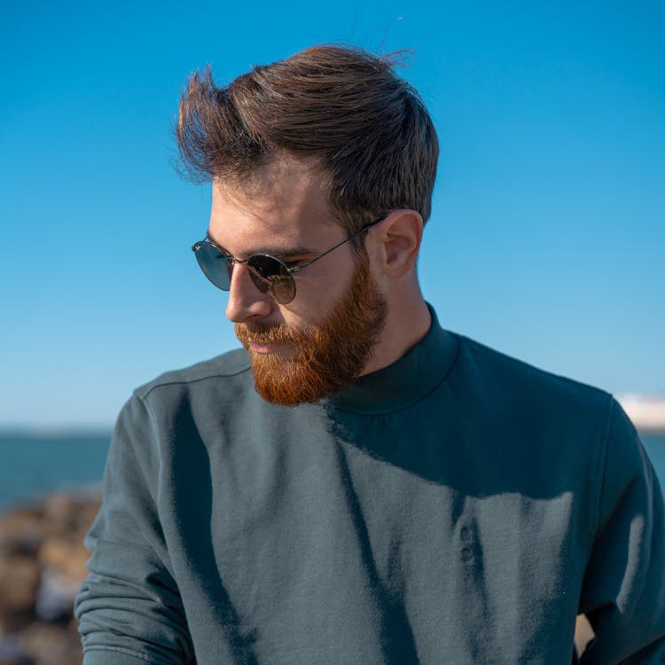 Man in Sunglasses and Turtleneck