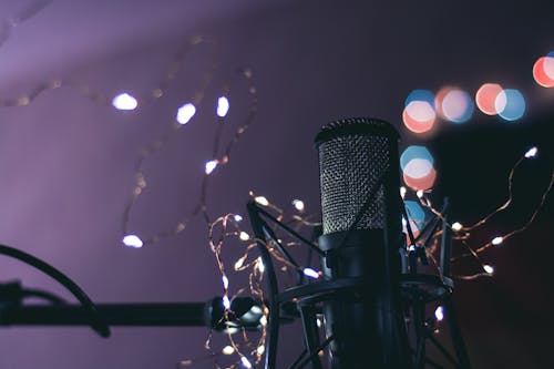 Free Selective Focus Photography of Condenser Microphone Stock Photo