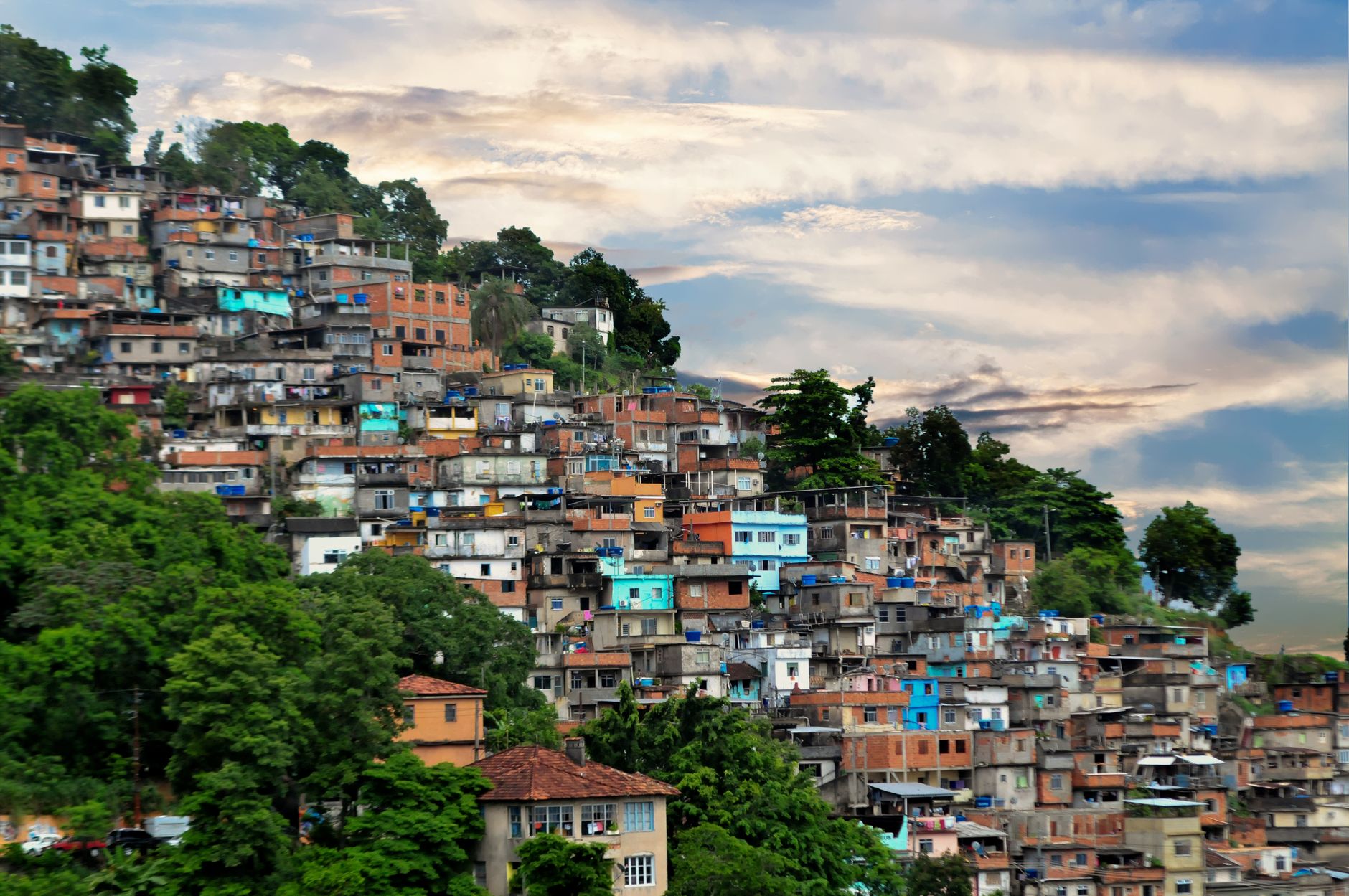 Estudo revela diferença de 15°C entre favela e bairros
