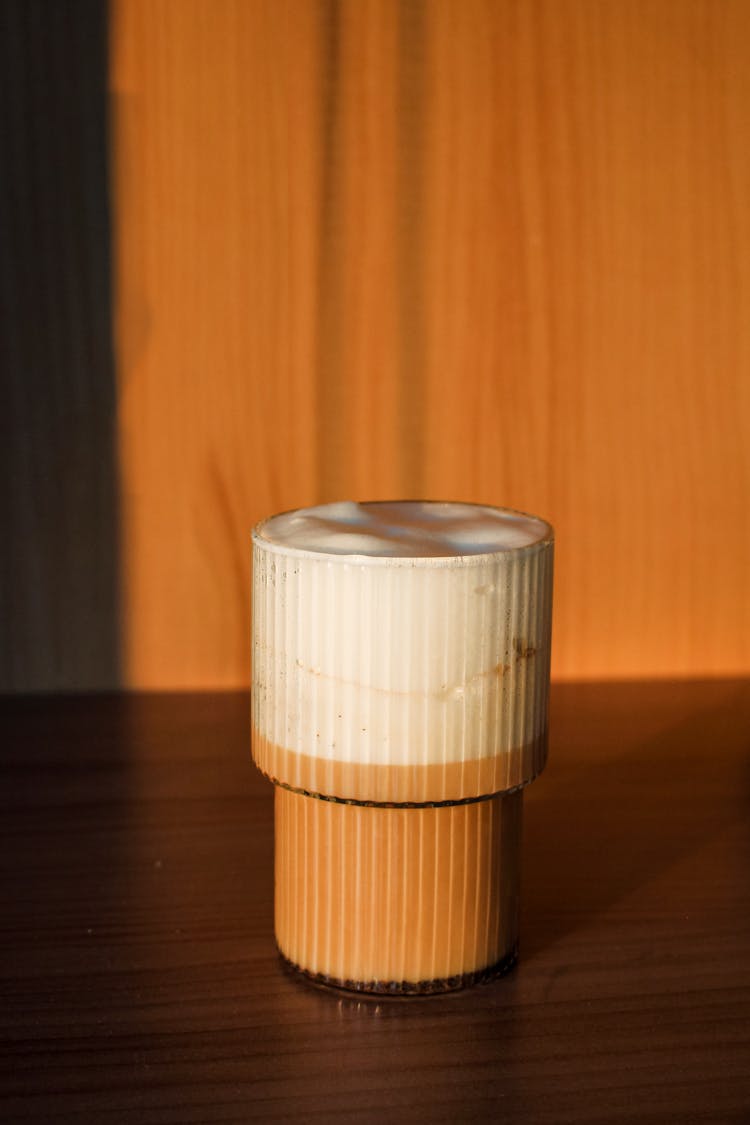 Iced Coffee In A Glass 