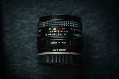 Close-Up Photo of Camera Lens