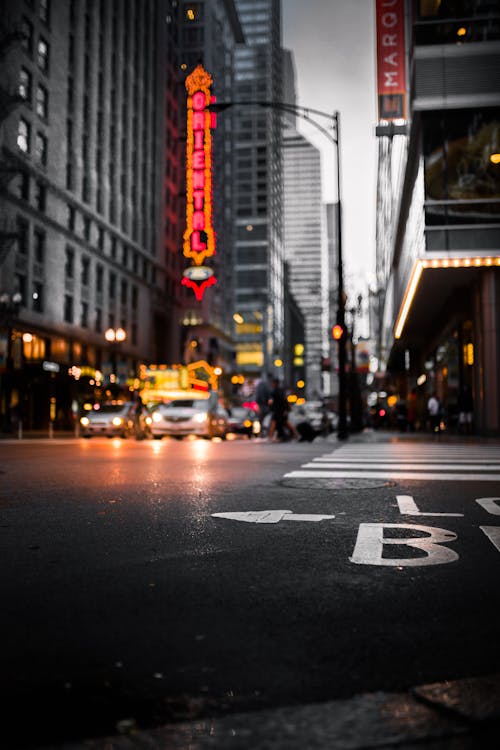 Free Selective Focus Photo of Road Stock Photo