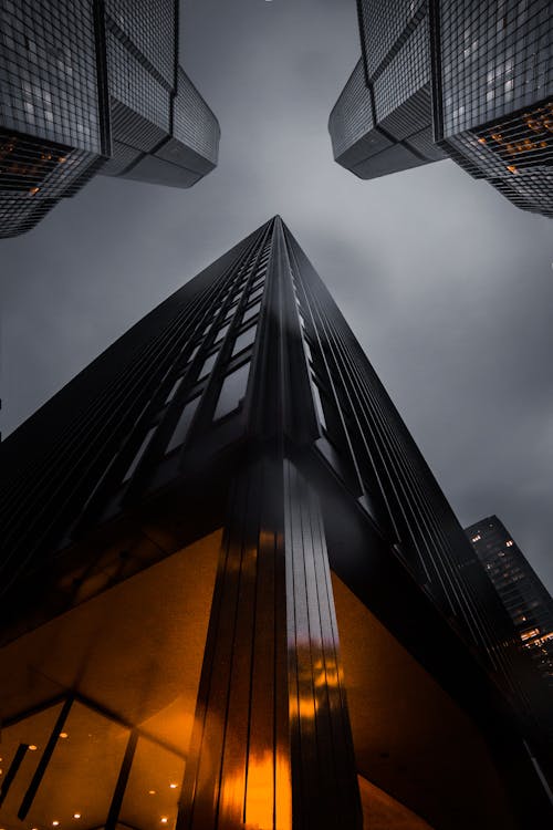 Free Worm's Eye View Of Building Stock Photo