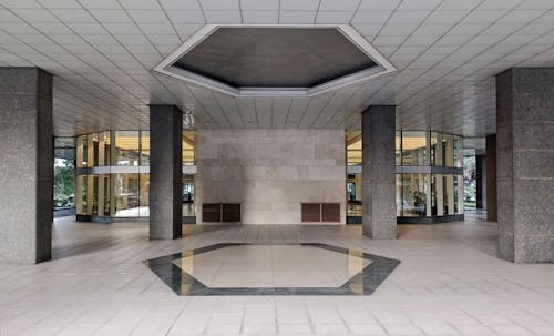 Lobby in a Modern Building 