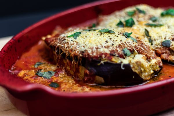 Lasagna with eggplant