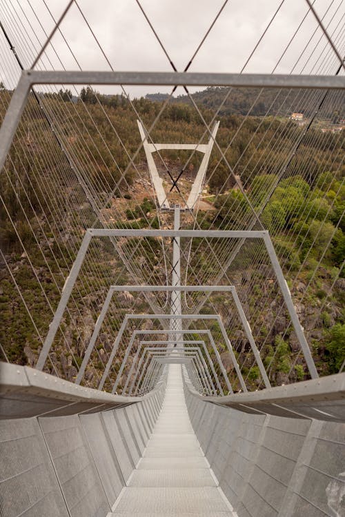 人行天橋, 冒險, 垂直拍攝 的 免費圖庫相片