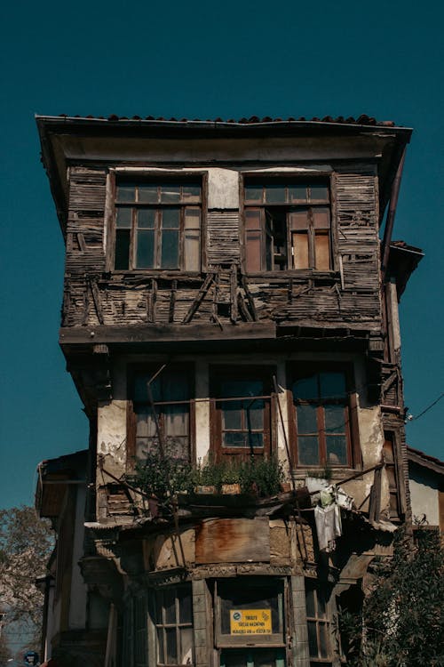 Abandoned, Vintage Wooden Building