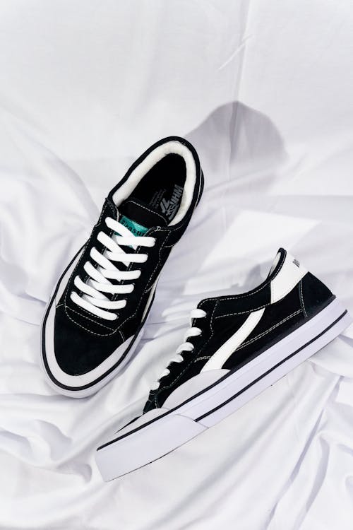 New Black and White Sneakers 