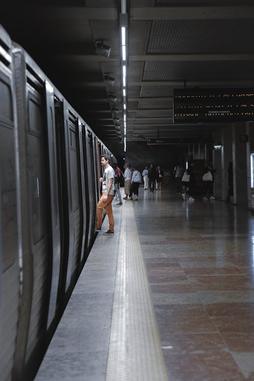 People on Metro Station