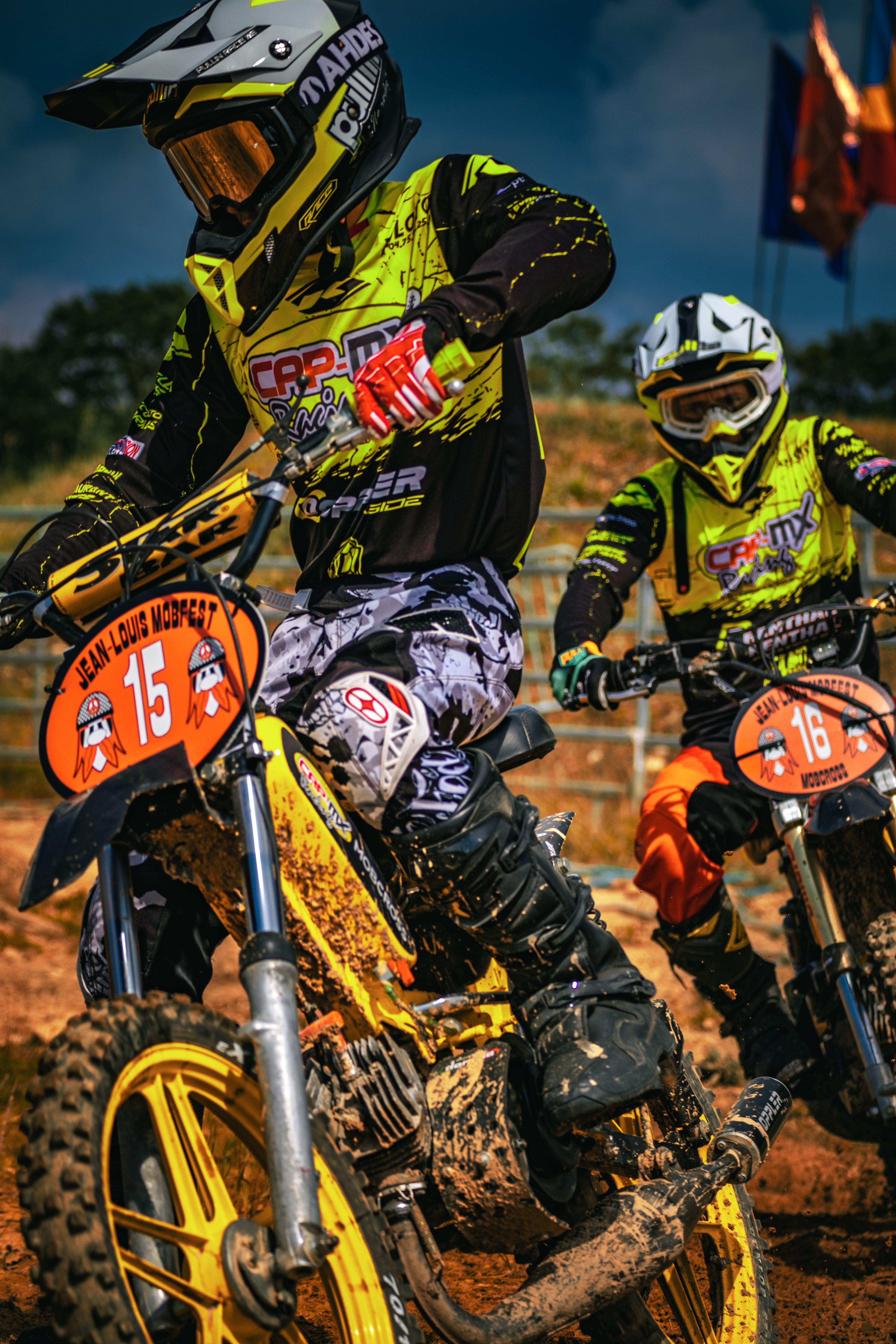 Riders in Motocross Race · Free Stock Photo
