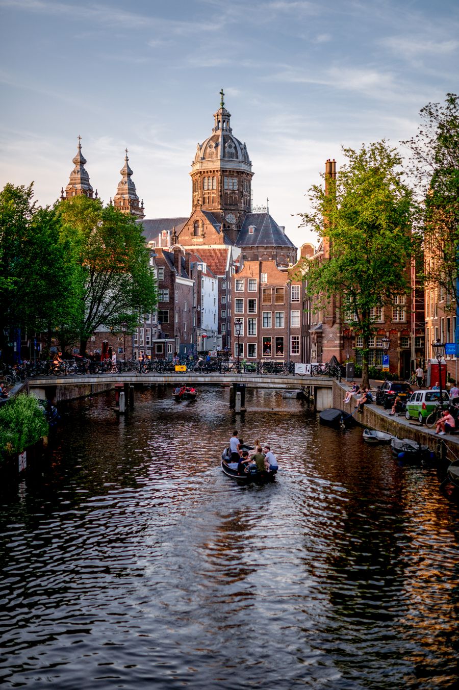 Un canal d'Amsterdam