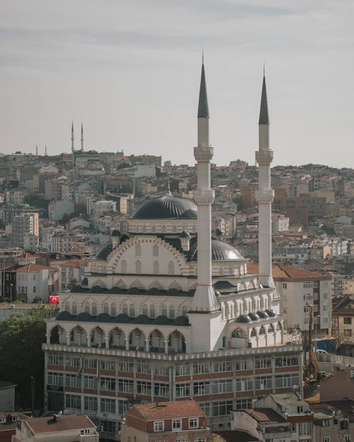 Kostenloses Stock Foto zu drohne erschossen, islam, istanbul
