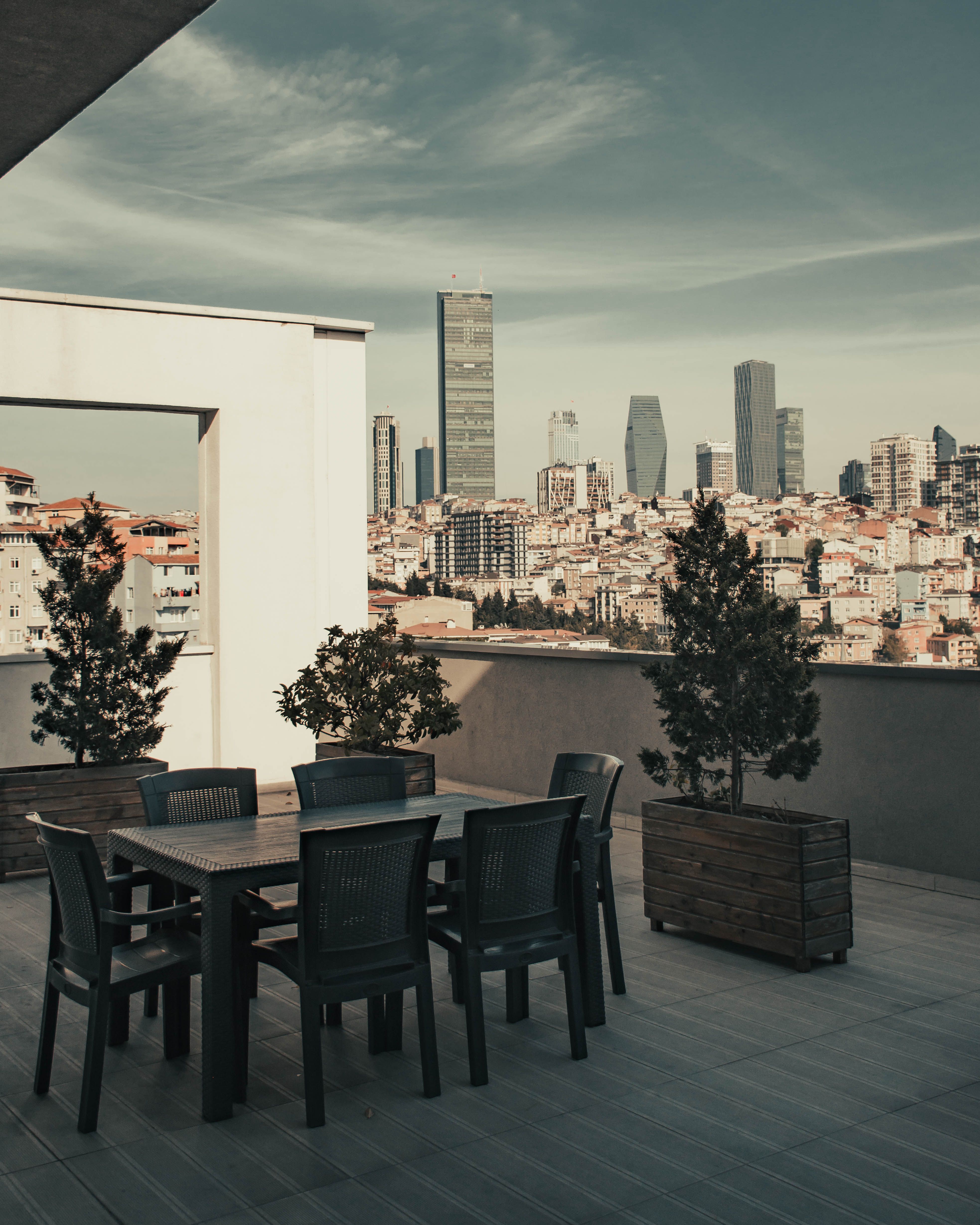 Climate-controlled rooftop garden
