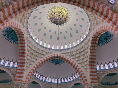 伊斯蘭教, 內部, 天花板 的 免費圖庫相片