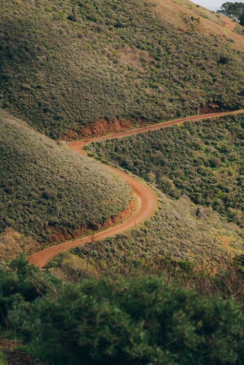 Dirt Road on Hill