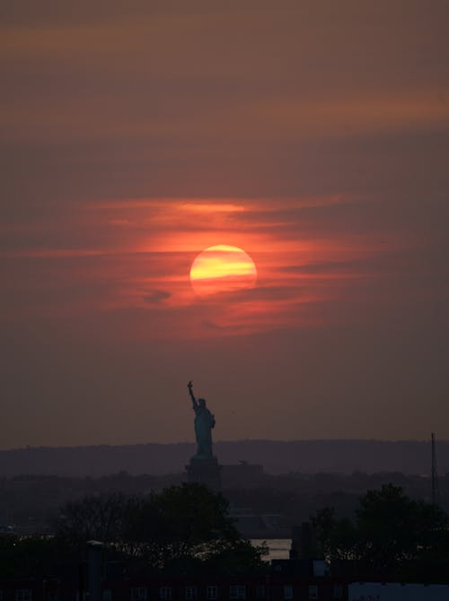 Foto stok gratis Fajar, indah, kota New York