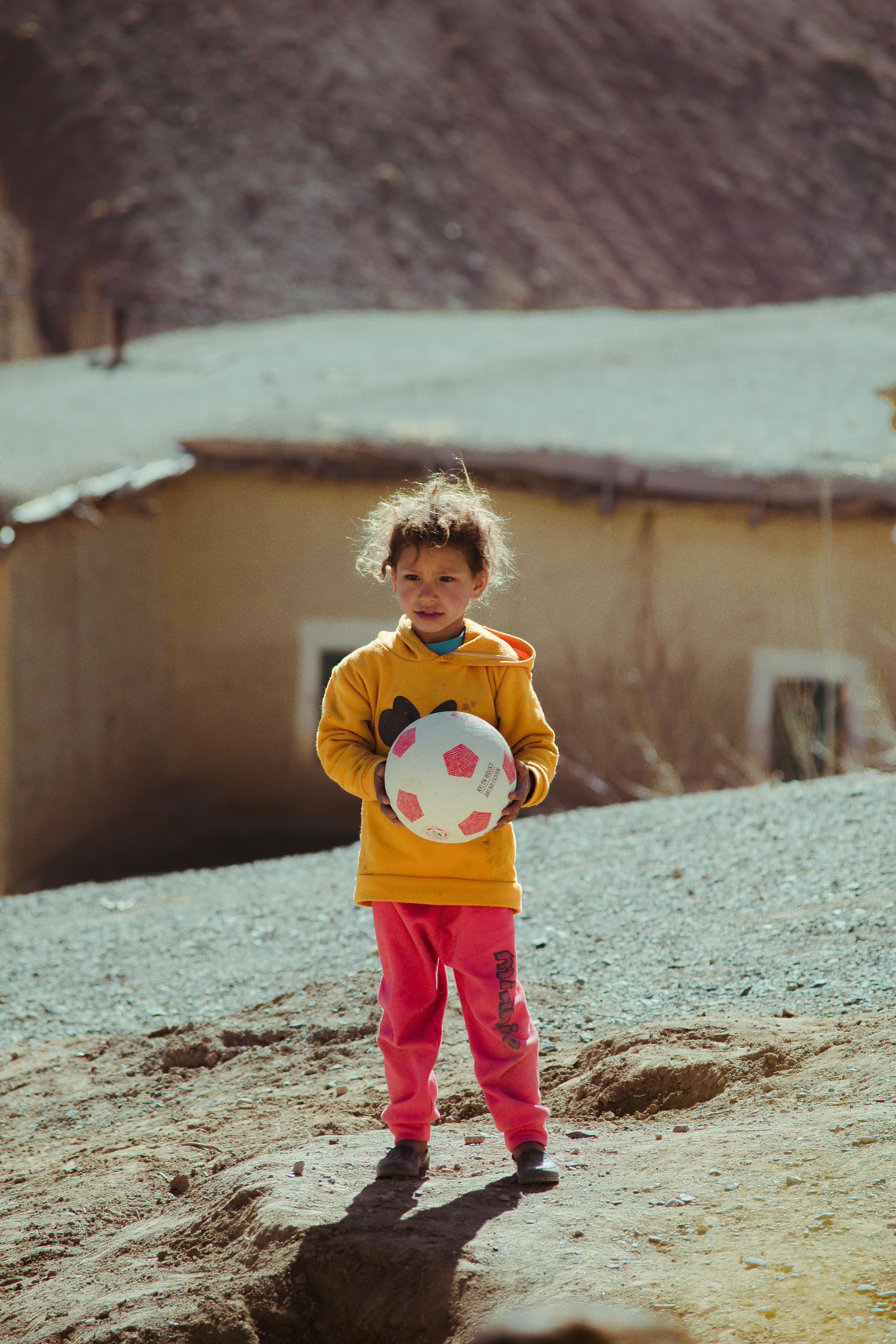 girl with ball